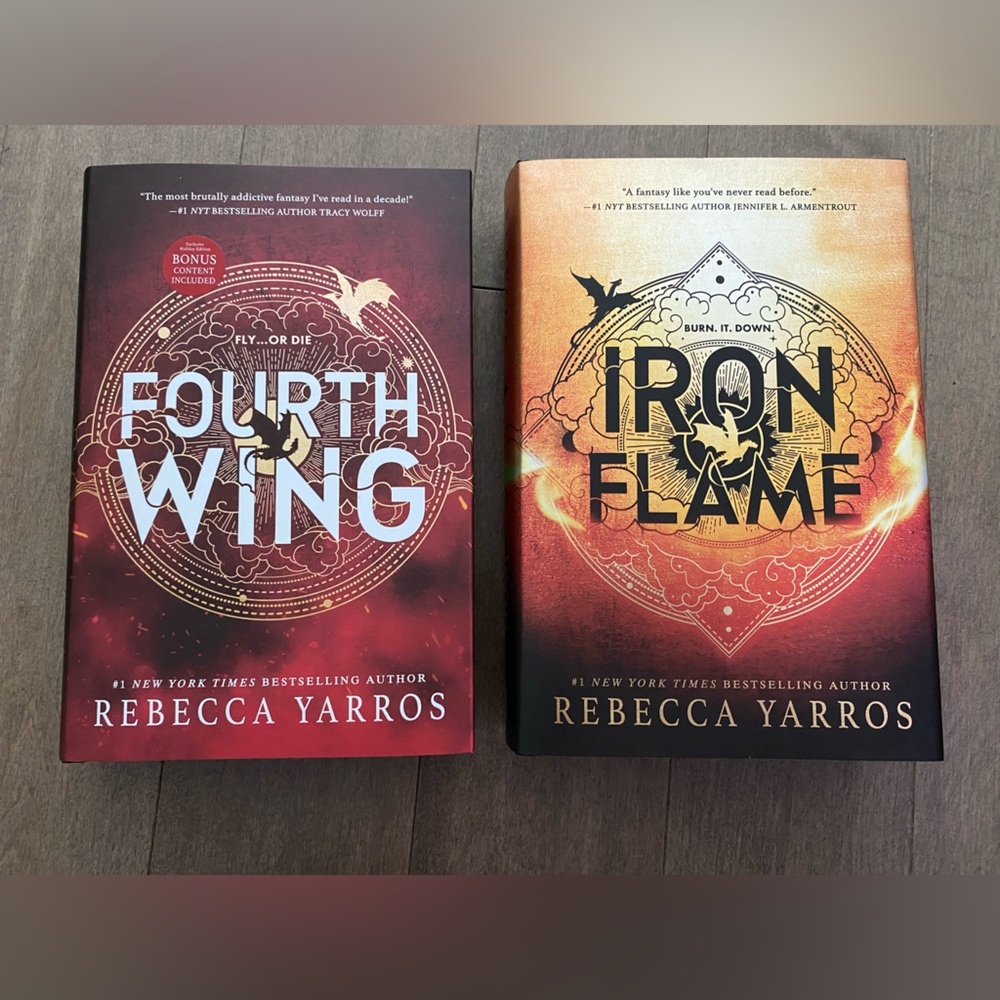 Fourth Wing & Iron Flame by Rebecca Yarros